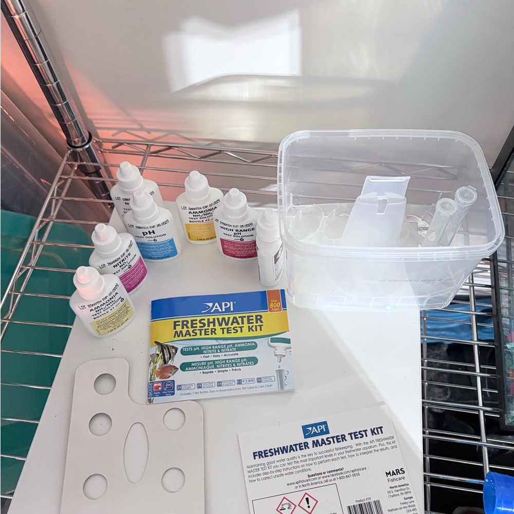 API Freshwater Master Test Kit used